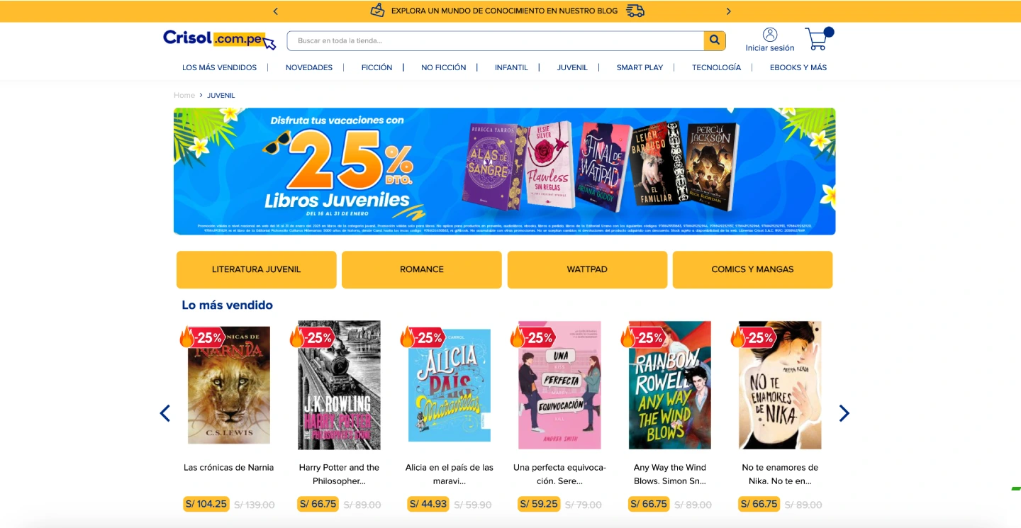 Caso de éxito Crisol con Amber y AWS - e-commerce escalable nacional